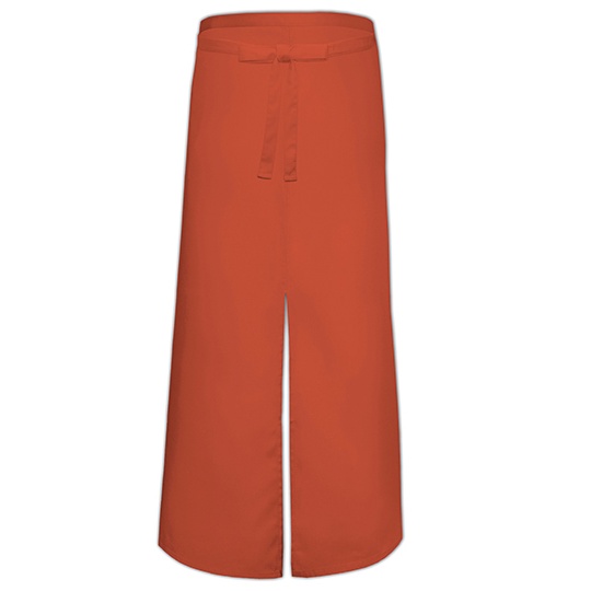 Fartuch Bistro Diagonalny X962 - Terracotta (ca. Pantone 4840)