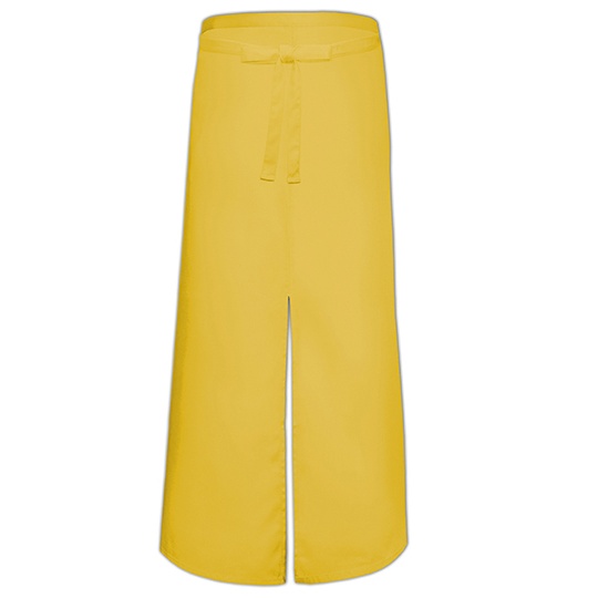 Fartuch bistro z rozcięciem X962 - Yellow