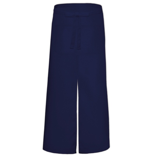 Fartuch Długi Poliester Bawełna X962T - Navy