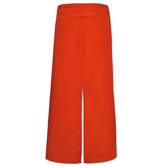 Fartuch Dlugi Poliester Bawelna X962T - Orange