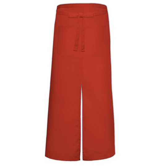 Fartuch Dlugi Poliester Bawelna X962T - Terracotta (ca. Pantone 4840)