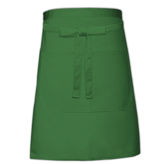 Fartuch Krotki Dekatyzowany Poliester Bawelna X964T - Bottle Green
