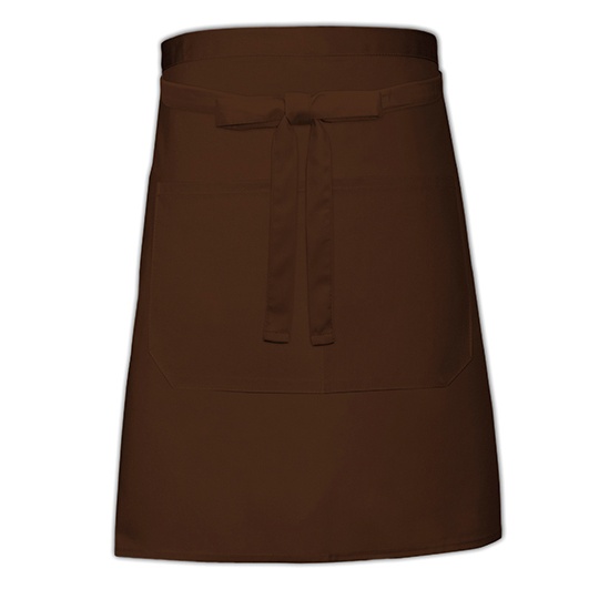 Fartuch Krotki Dekatyzowany Poliester Bawelna X964T - Brown