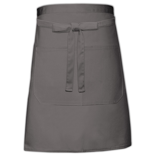 Fartuch Krotki Dekatyzowany Poliester Bawelna X964T - Dark Grey (ca. Pantone 431)
