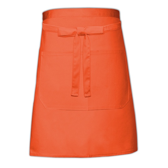 Fartuch Krótki Dekatyzowany Poliester Bawełna X964T - Orange