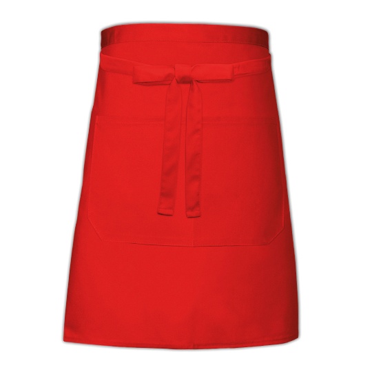 Fartuch Krotki Dekatyzowany Poliester Bawelna X964T - Red