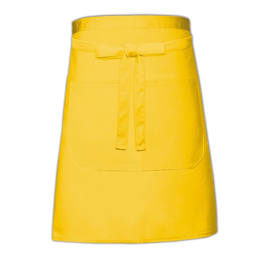 Fartuch Krotki Dekatyzowany Poliester Bawelna X964T - Yellow