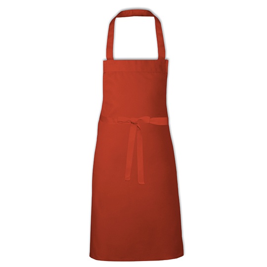 Fartuch Diagonalny Dekatyzowany X965 - Terracotta (ca. Pantone 4840)