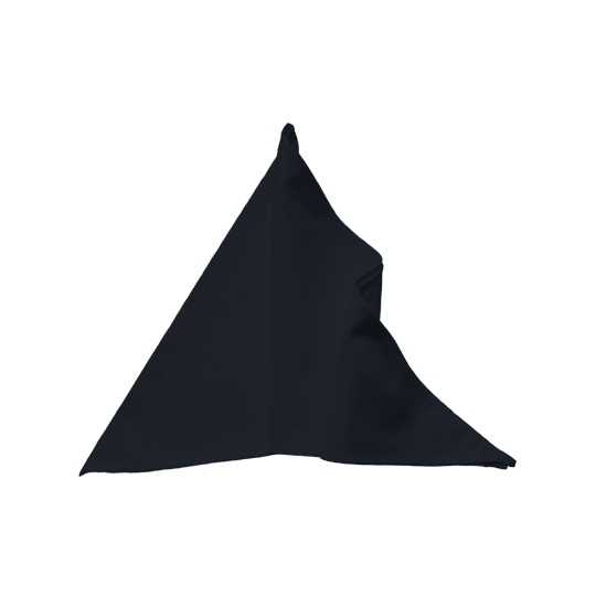 Szalik Diagonalny Dekatyzowany Latwa Pielegnacja X966 - Black