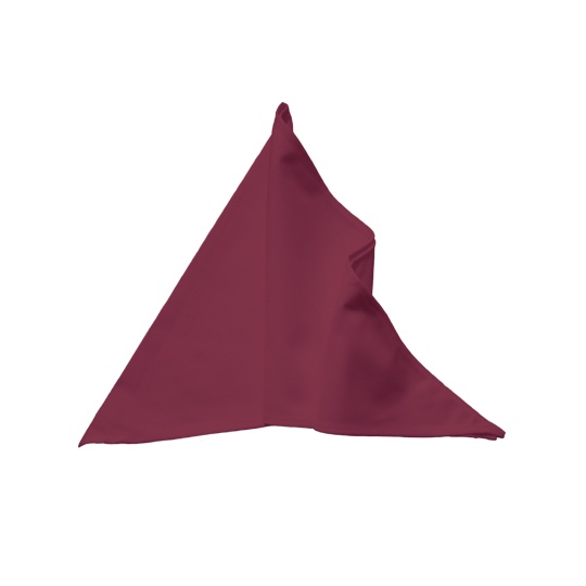 Szalik diagonalny X966 - Bordeaux