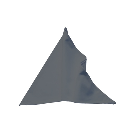 Szalik Diagonalny Dekatyzowany Latwa Pielegnacja X966 - Mouse Grey