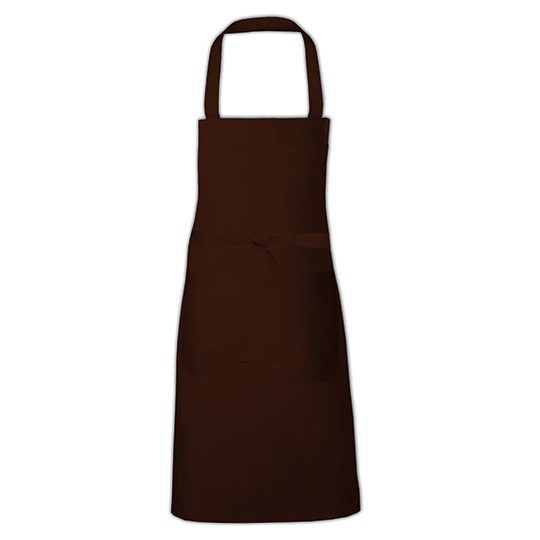 Fartuch Kuchenny Dekatyzowany Poliester Bawelna X967 - Brown