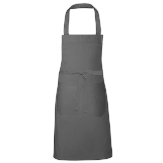 Fartuch Kuchenny Dekatyzowany Poliester Bawelna X967 - Dark Grey (ca. Pantone 431)