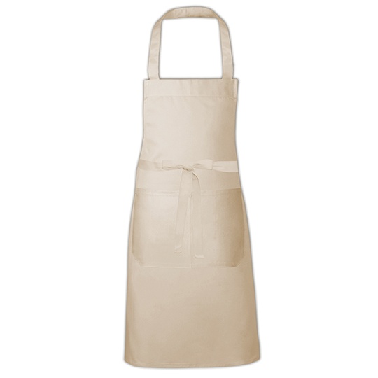 Fartuch Kuchenny Dekatyzowany Poliester Bawelna X967 - Natural (ca. Pantone 7499)