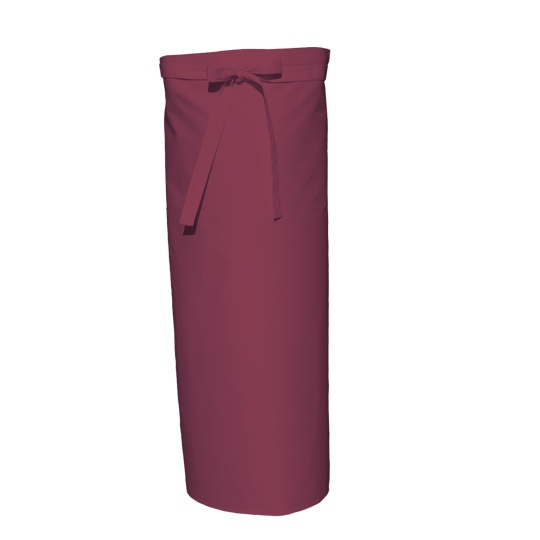 Fartuch Kelnerski Diagonalny Dekatyzowany X968 - Bordeaux
