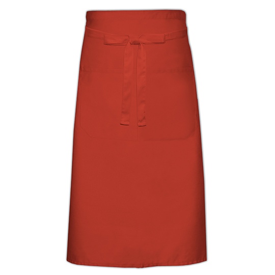 Półfartuch Dekatyzowany Poliester Bawełna X970T - Terracotta (ca. Pantone 4840)