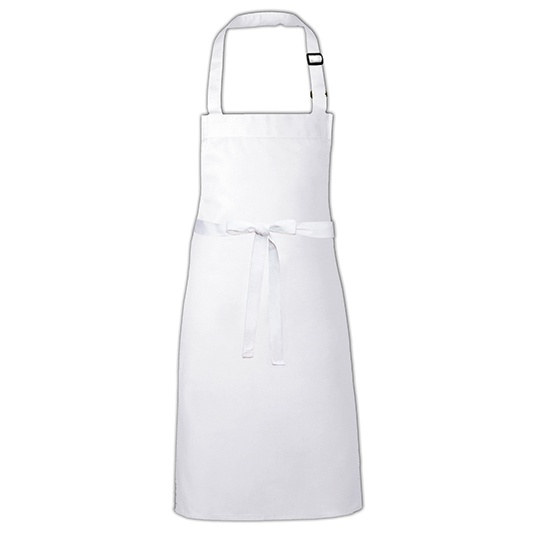Fartuch Regulowany Poliester Bawelna X979 - White
