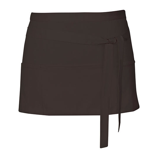 Fartuch Kelnerski Dekatyzowany z Kieszeniami X983 - Black