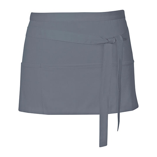 Fartuch Kelnerski Dekatyzowany z Kieszeniami X983 - Dark Grey (ca. Pantone 431)