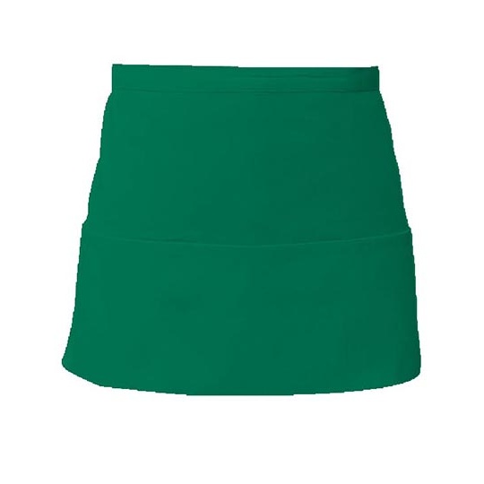 Fartuch Kelnerski Dekatyzowany z Kieszeniami X983 - Emerald (ca. Pantone 341)