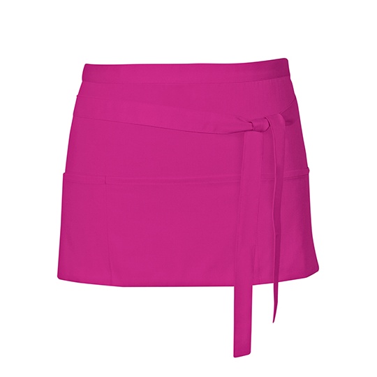 Fartuch Kelnerski Dekatyzowany z Kieszeniami X983 - Cherry (ca. Pantone 219)