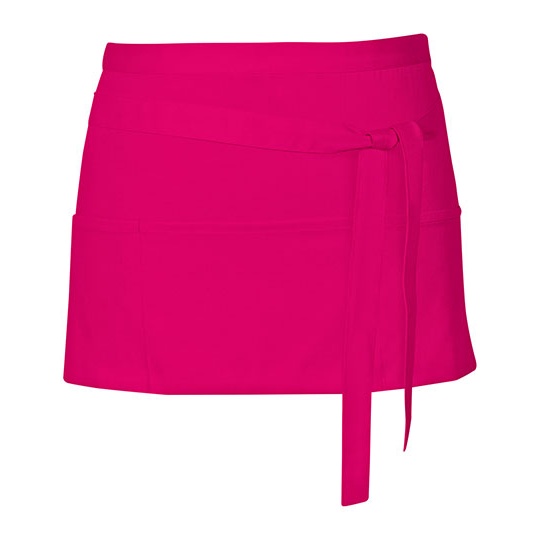 Fartuch Kelnerski Dekatyzowany z Kieszeniami X983 - Hot Pink (ca. Pantone 241c)