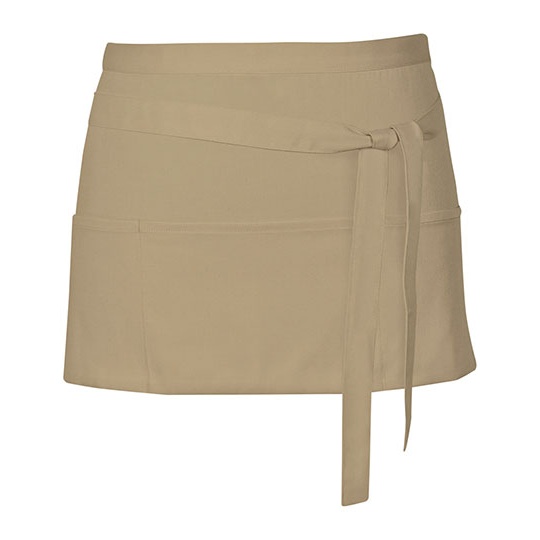Fartuch Kelnerski Dekatyzowany z Kieszeniami X983 - Khaki (ca. Pantone 7503)