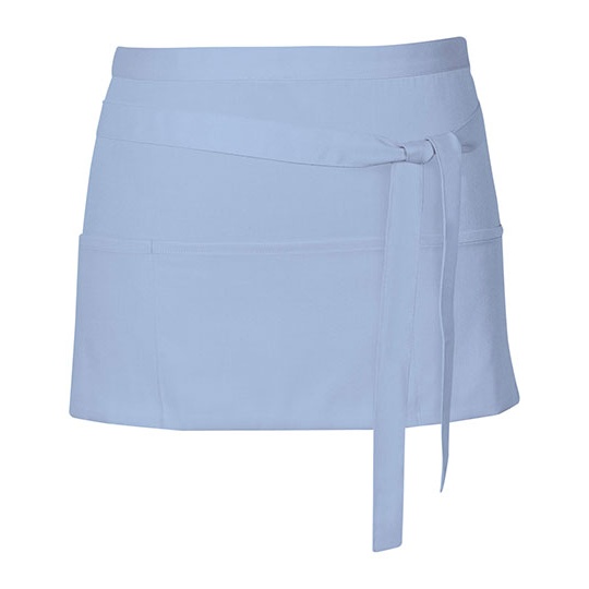 Fartuch Kelnerski Dekatyzowany z Kieszeniami X983 - Light Blue (ca. Pantone 2708)