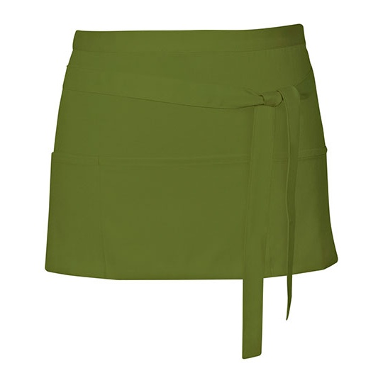 Fartuch Kelnerski Dekatyzowany z Kieszeniami X983 - Olive (ca. Pantone 378)