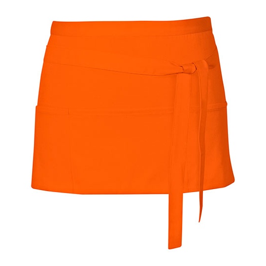 Fartuch Kelnerski Dekatyzowany z Kieszeniami X983 - Orange (ca. Pantone 1655)