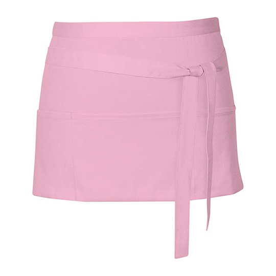 Fartuch Kelnerski Dekatyzowany z Kieszeniami X983 - Pink (ca. Pantone 1895)