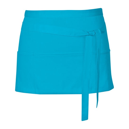 Fartuch Kelnerski Dekatyzowany z Kieszeniami X983 - Turquoise (ca. Pantone 312)