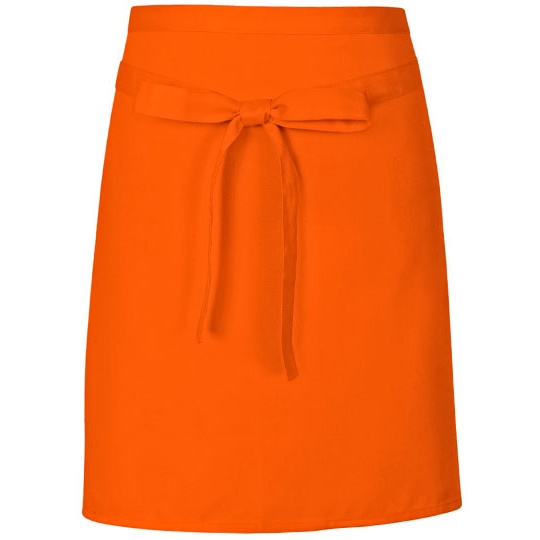 Fartuch kuchenny diagonalny X984 - Orange (ca. Pantone 1655)