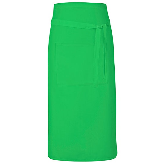 Fartuch diagonalny z kieszenią X985 - Apple (ca. Pantone 360)