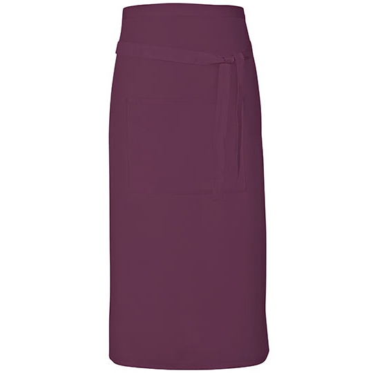 Fartuch Diagonalny Dekatyzowany X985 - Aubergine (ca. Pantone 5115)