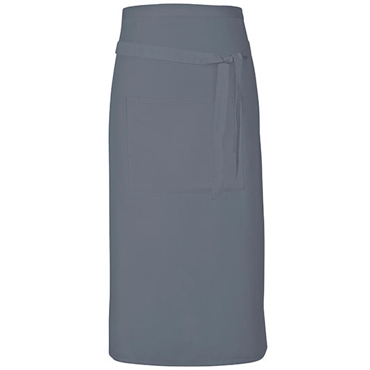Fartuch Diagonalny Dekatyzowany X985 - Dark Grey (ca. Pantone 431)