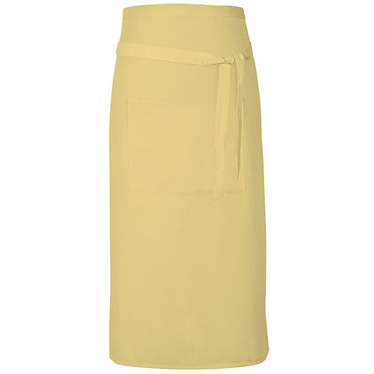 Fartuch Diagonalny Dekatyzowany X985 - Lemon (ca. Pantone 127)
