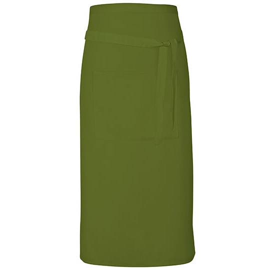 Fartuch Diagonalny Dekatyzowany X985 - Olive (ca. Pantone 378)
