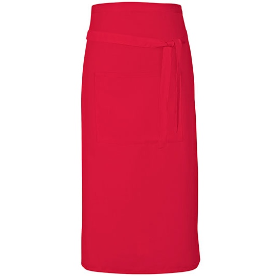Fartuch Diagonalny Dekatyzowany X985 - Strawberry Red (ca. Pantone 186)