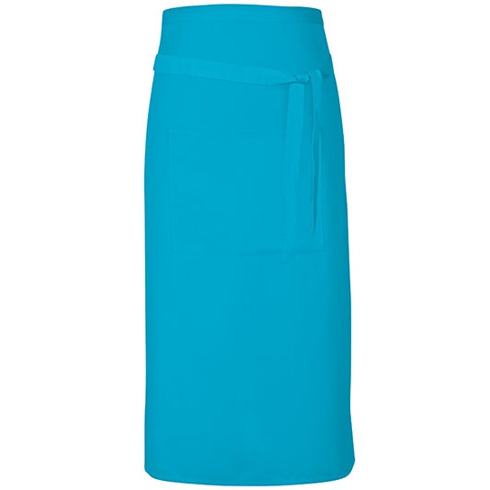 Fartuch Diagonalny Dekatyzowany X985 - Turquoise (ca. Pantone 312)