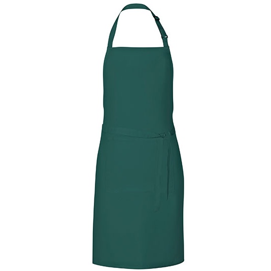 Fartuch Kuchenny Splot Diagonalny Dekatyzowany X987 - Bottle Green (ca. Pantone 560)