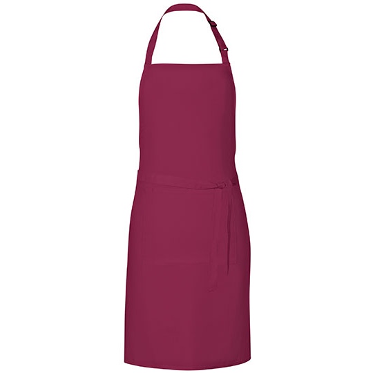 Fartuch Kuchenny Splot Diagonalny Dekatyzowany X987 - Burgundy (ca. Pantone 216)