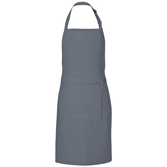 Fartuch Kuchenny Splot Diagonalny Dekatyzowany X987 - Dark Grey (ca. Pantone 431)