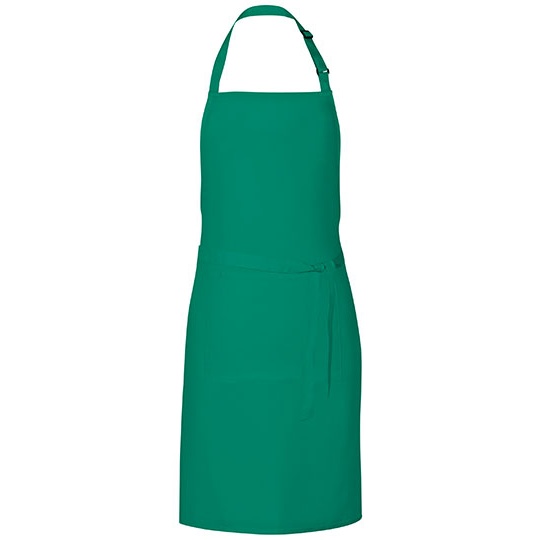 Fartuch Kuchenny Splot Diagonalny Dekatyzowany X987 - Emerald (ca. Pantone 341)