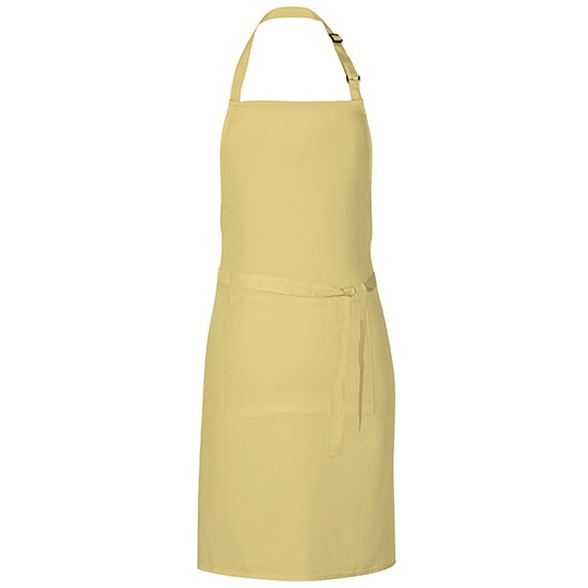 Fartuch Kuchenny Splot Diagonalny Dekatyzowany X987 - Lemon (ca. Pantone 127)