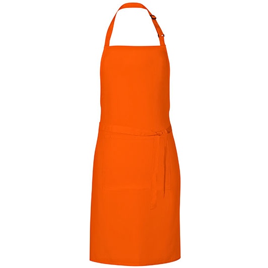 Fartuch Kuchenny Splot Diagonalny Dekatyzowany X987 - Orange (ca. Pantone 1655)