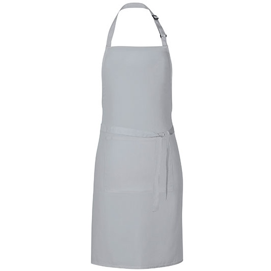 Fartuch Kuchenny Splot Diagonalny Dekatyzowany X987 - Pale Grey (Silver) (ca. Pantone 428)