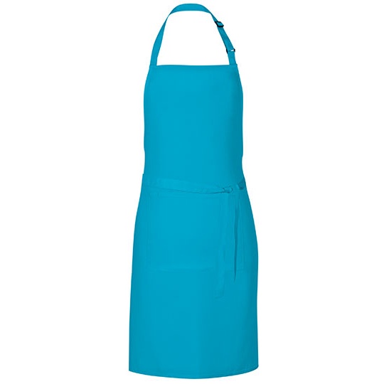 Fartuch Kuchenny Splot Diagonalny Dekatyzowany X987 - Turquoise (ca. Pantone 312)