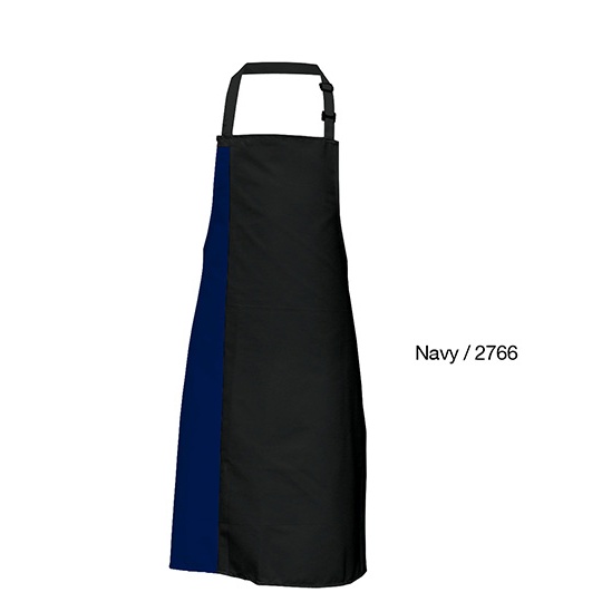 Fartuch Standardowy Dekatyzowany Splot Diagonalny X988 - Black & Navy (ca. Pantone 2766)