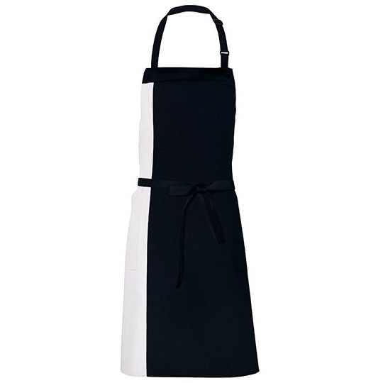 Fartuch Standardowy Dekatyzowany Splot Diagonalny X988 - Black & White